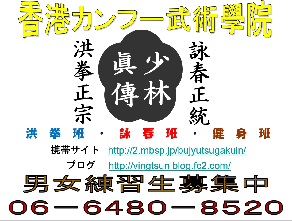 香港カンフー武術學院詠春班新潟支部_1