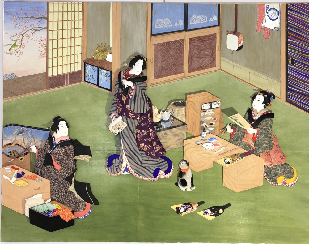 絵布包楽（ENUBOULLA）＆さんぽみち　美術押絵と日本画教室工房　_6