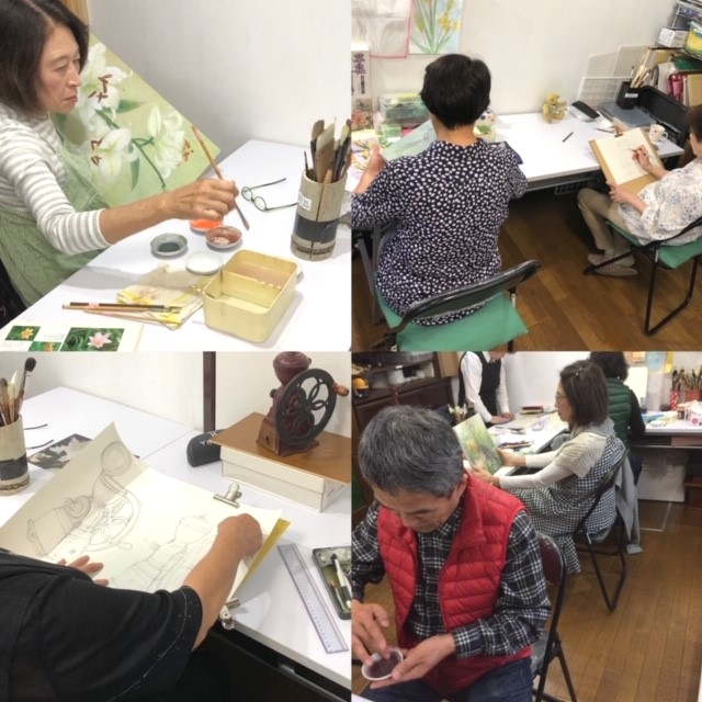 絵布包楽（ENUBOULLA）＆さんぽみち　美術押絵と日本画教室工房　_3