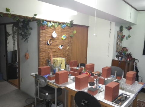 とんぼ玉工房『青い竜宮城』_1