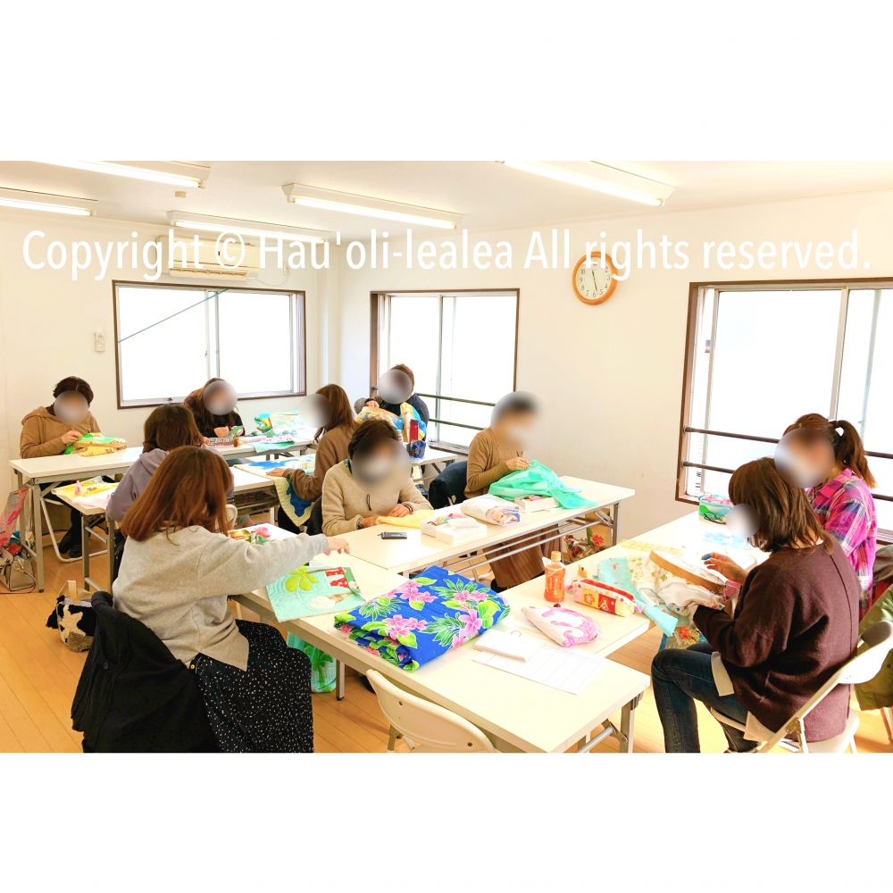 ハワイアンキルト教室　Hau'oli-lealea