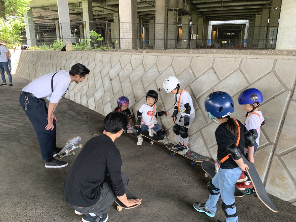新横浜公園スケートボードスクール
