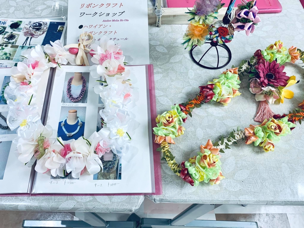 ハワイアンリボンレイ教室_4