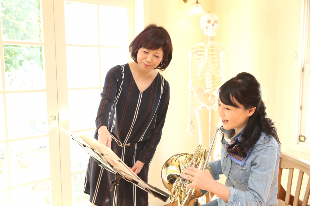 管楽器奏者の体の使い方教室