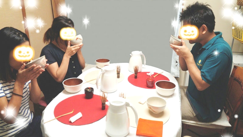 テーブルで行う茶道教室_2