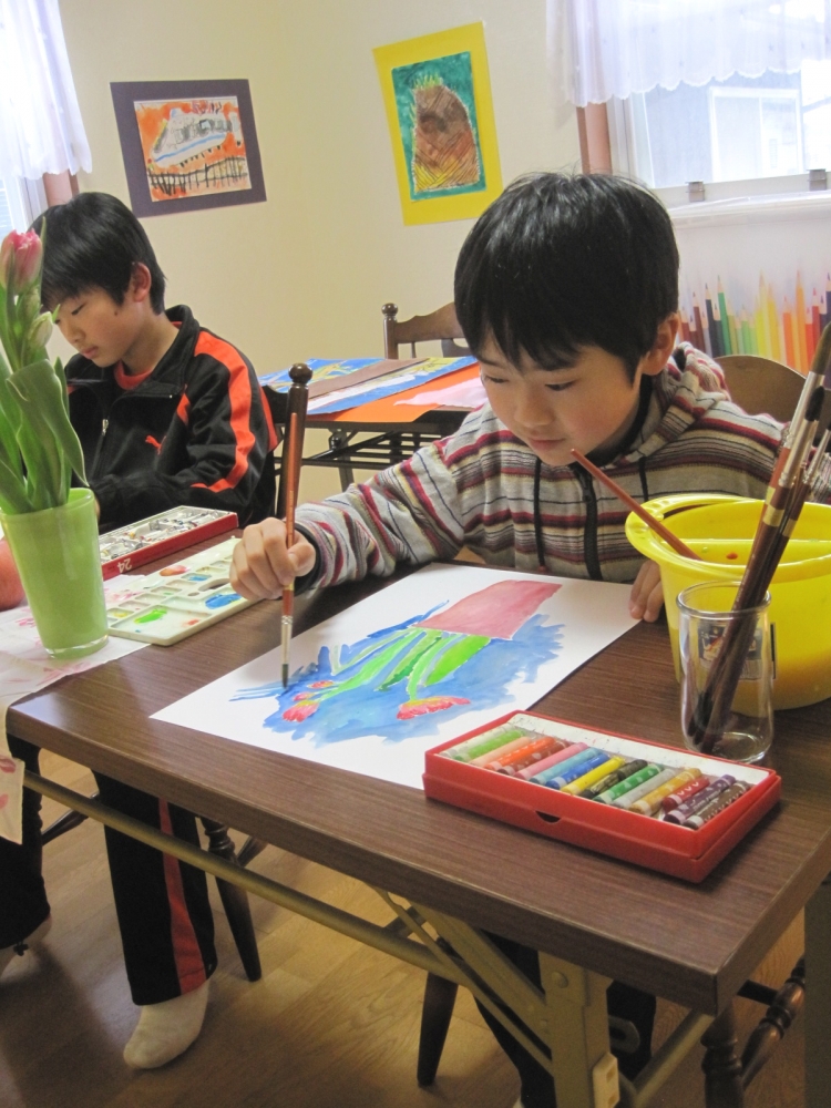 おえかきじゅく 美術教室